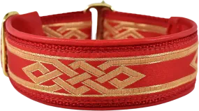 1.5" Red Celtic Knot Elite Limited Slip Collar