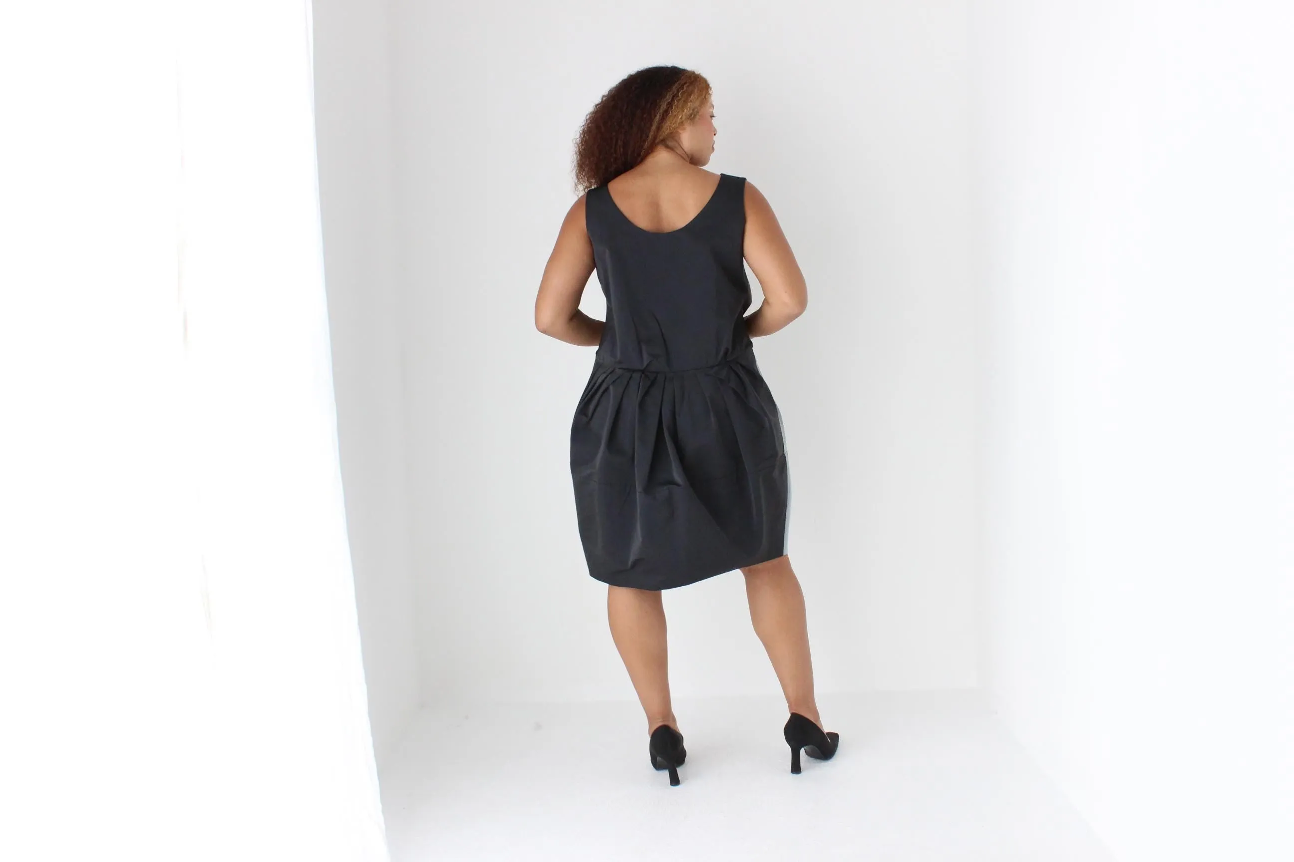 2000s MARNI Textural Wool & Silk Cocktail Dress