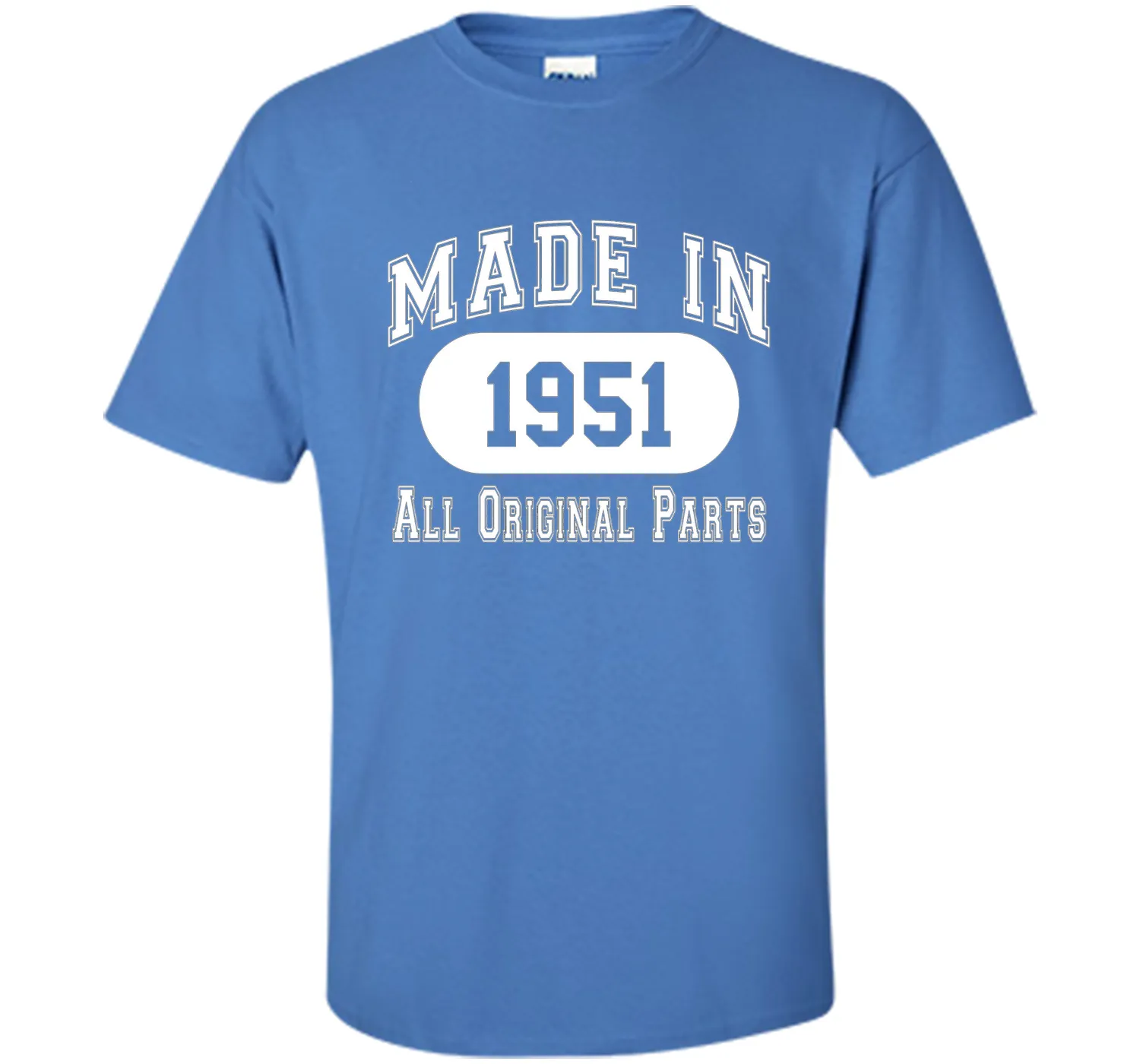 65th Birthday Gift Made In 1951 All Original Parts T-Shirt