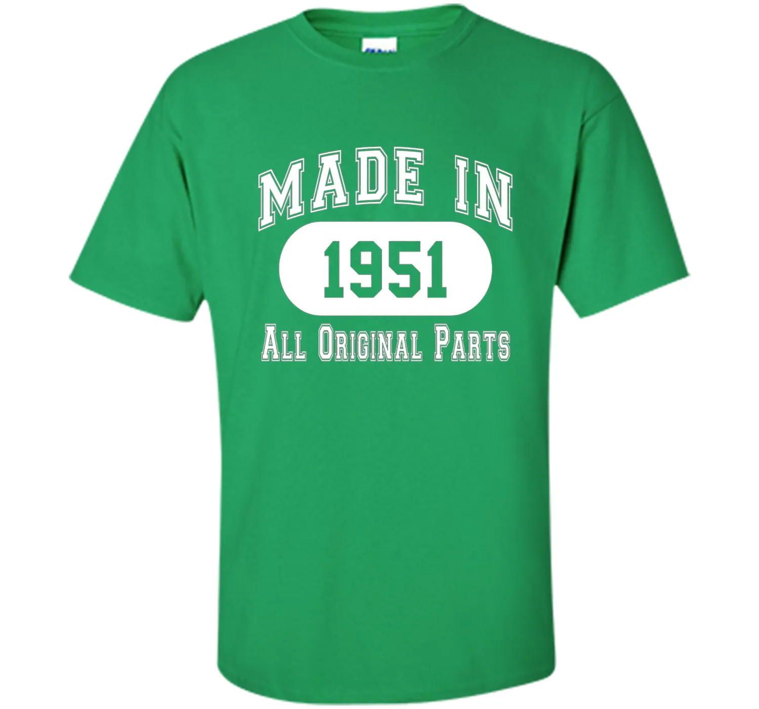 65th Birthday Gift Made In 1951 All Original Parts T-Shirt