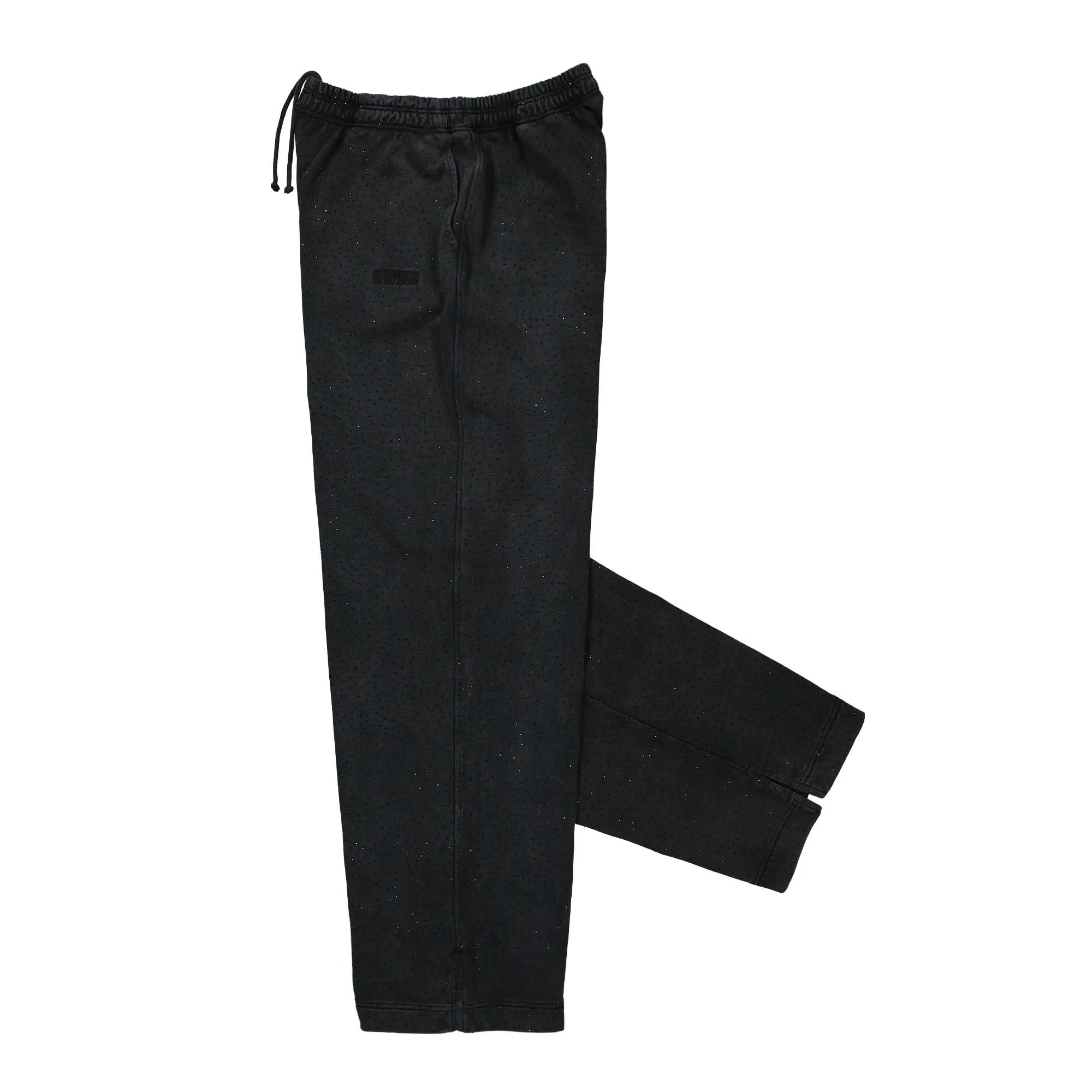 Allover Rhinestone Jersey Pants