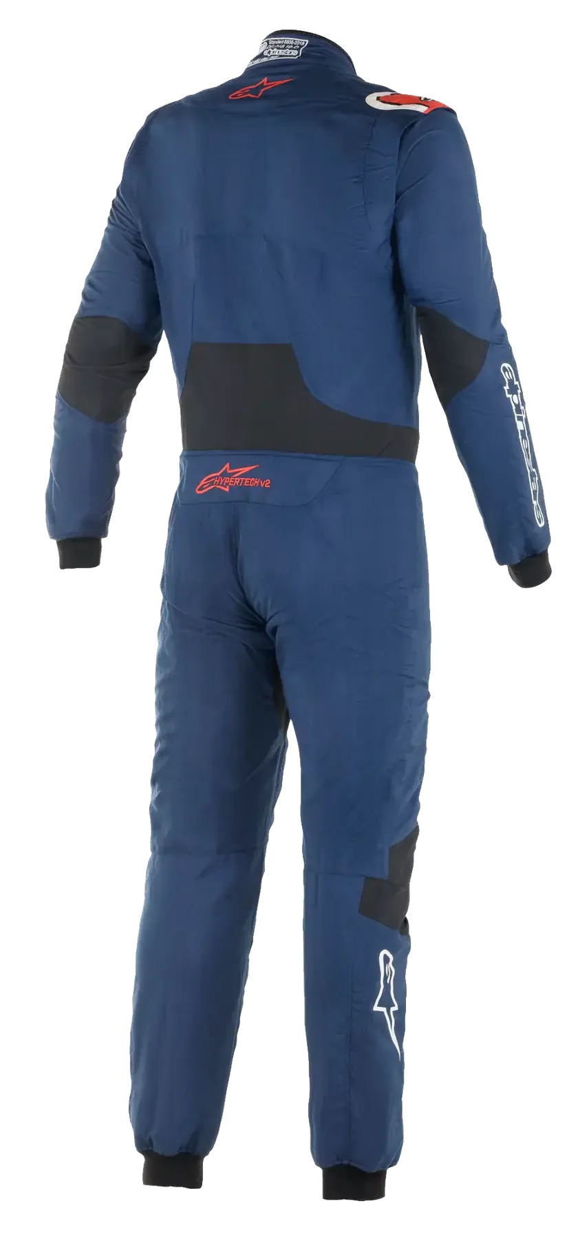 ALPINESTARS 3350220_7138_64 Auto racing suit Hypertech V2 Navy / Red, Size 64