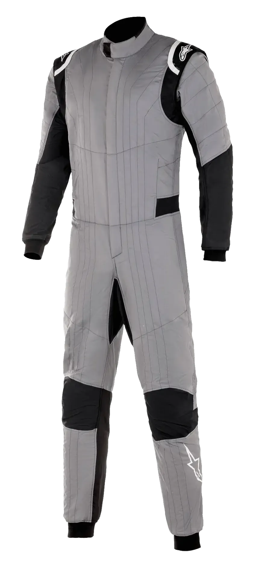 ALPINESTARS 3350220_971_64 Auto racing suit Hypertech V2 Mid gray / Black, Size 64