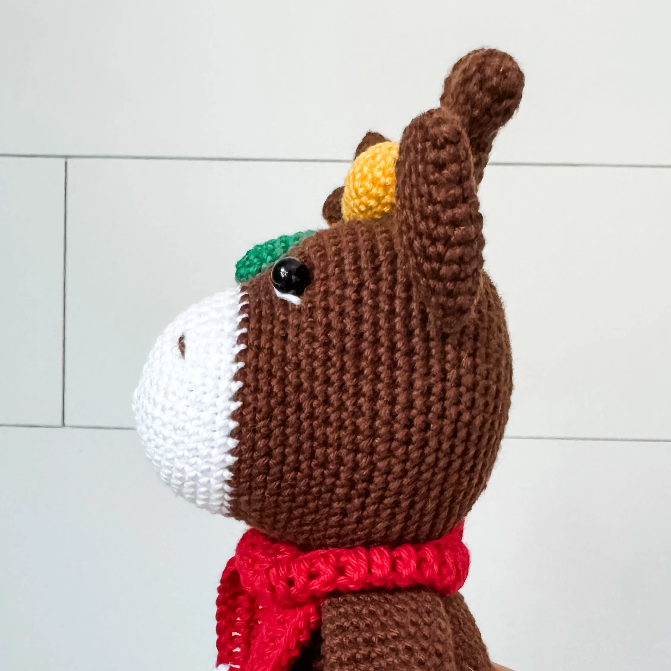 Amigurumi Reindeer with Lights