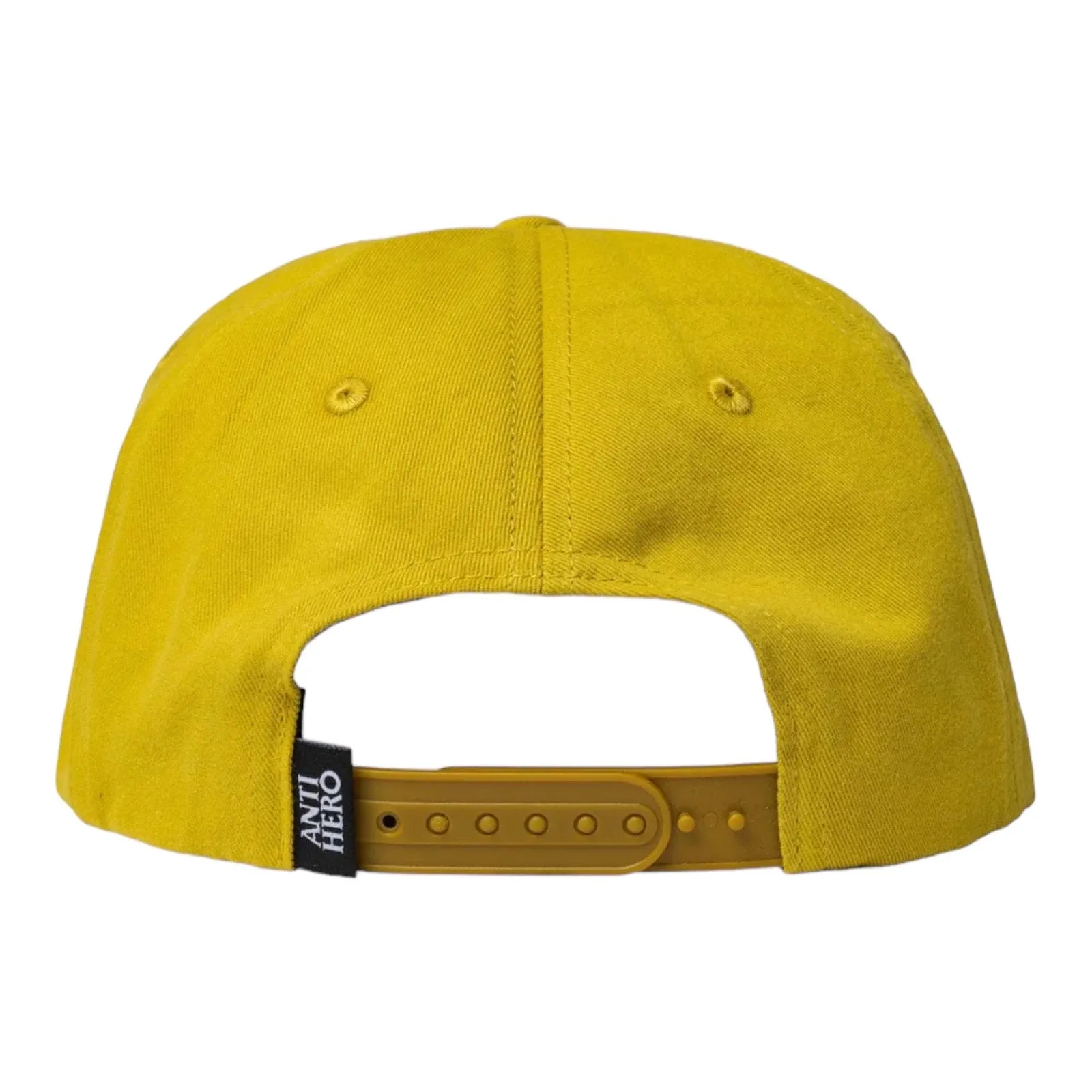 Anti Hero Basic Pigeon Round Snapback Hat Mustard