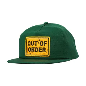 Anti Hero Out of Order Snapback Hat Forest Green