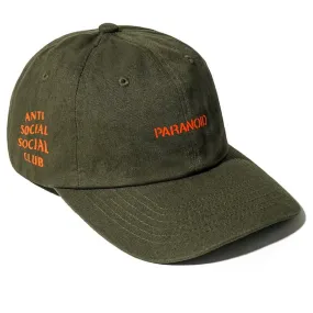 Anti Social Social Club x UNDFTD Paranoid Olive Cap