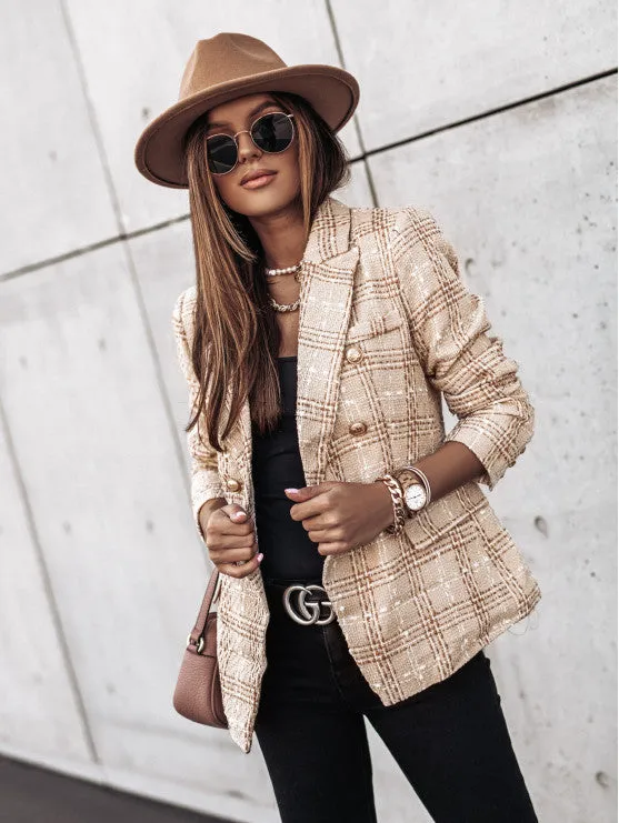 Atelier Blazer | Stilvoller Blazer mit langen Ärmeln und Print