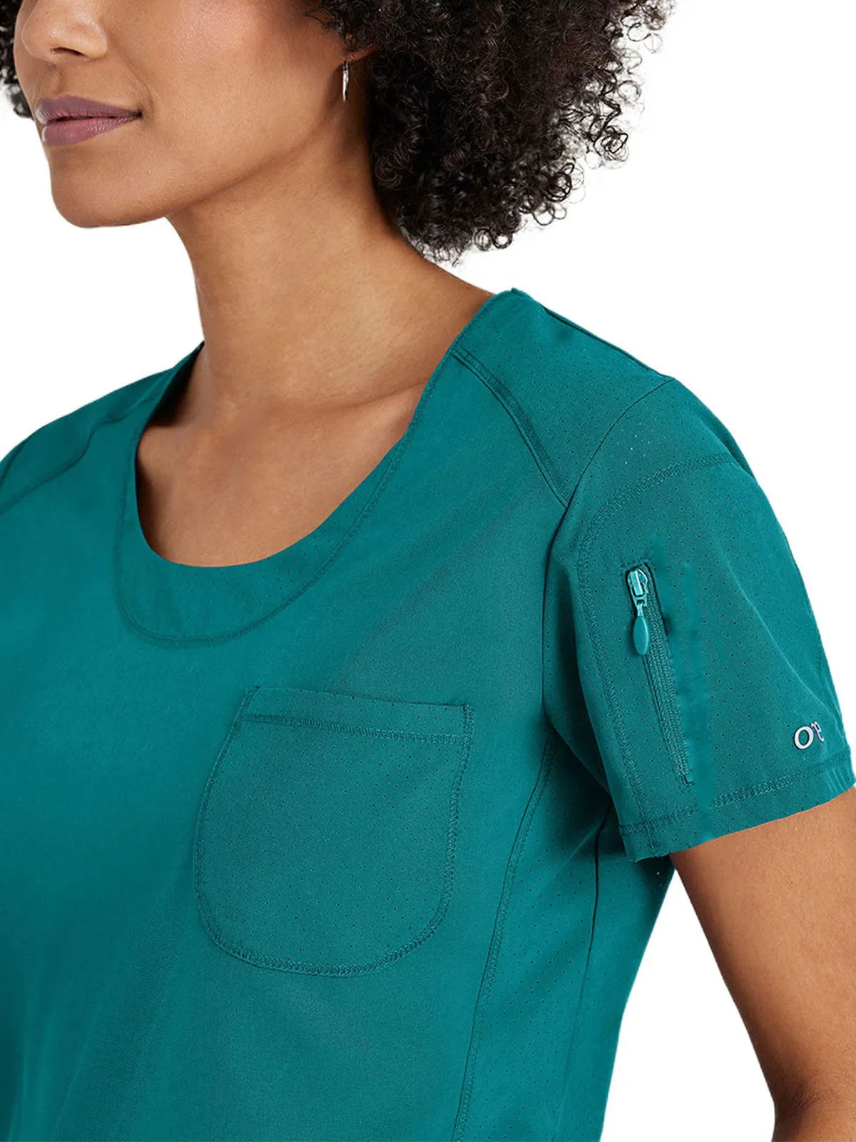 Barco One - Women's Scoop Neck Tuck-In Uplift Top