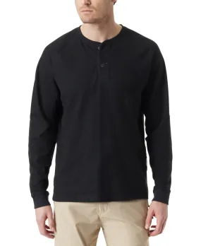 Bass Outdoor Mens Regular fit Long Sleeve Henley Shirt XXL Black Thermal