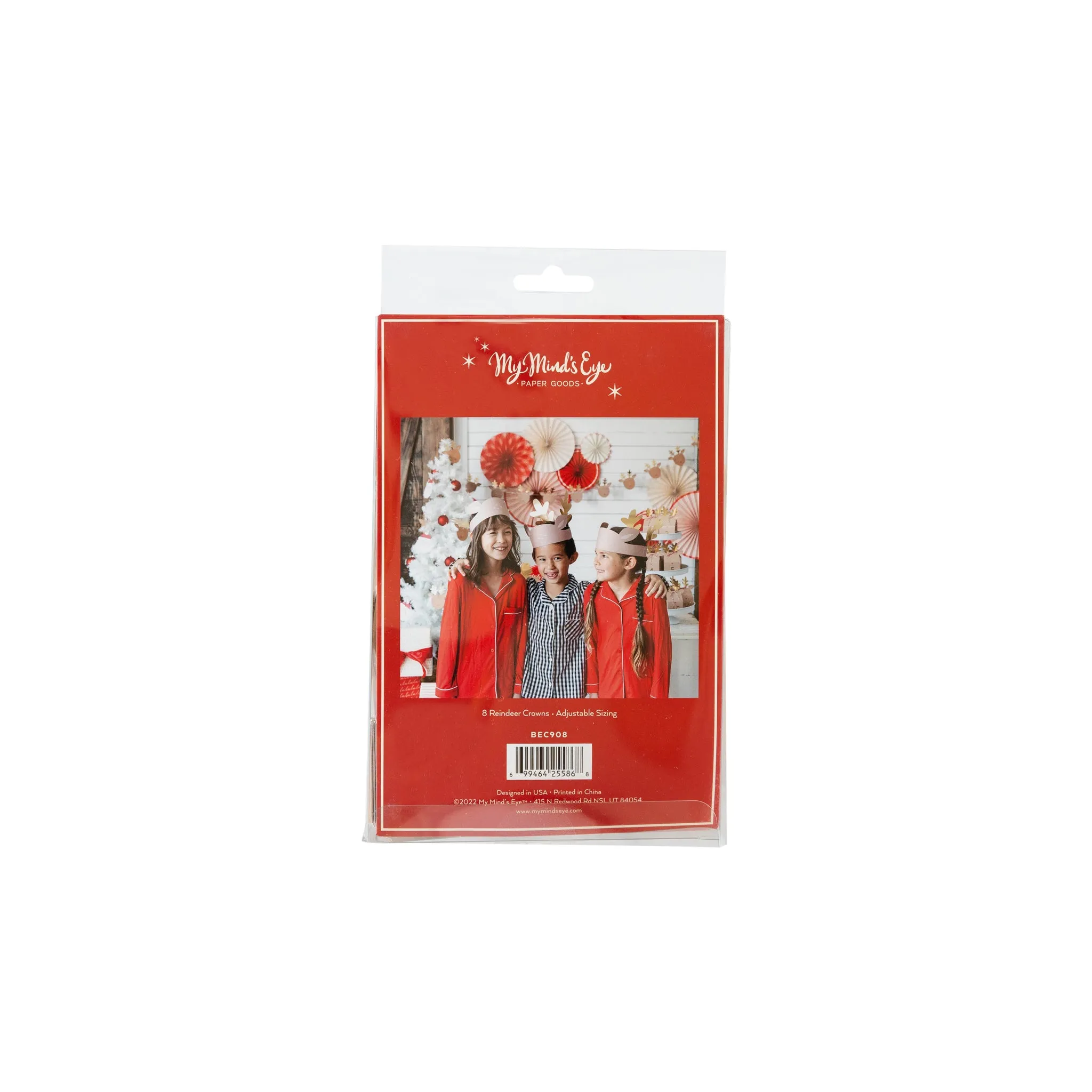 BEC908 - Dear Rudolph Reindeer Hat
