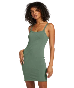 Billabong Summer Babe Dress-Luv Army