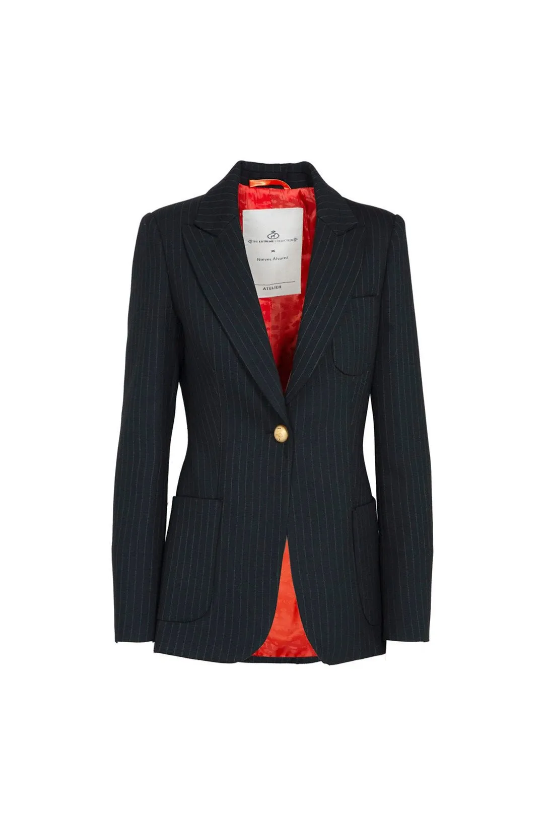 BLAZER RAYAS DIPLOMÁTICA NEGRO