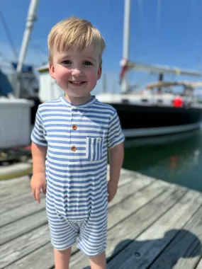 Boys S/S Camborne Henley Romper