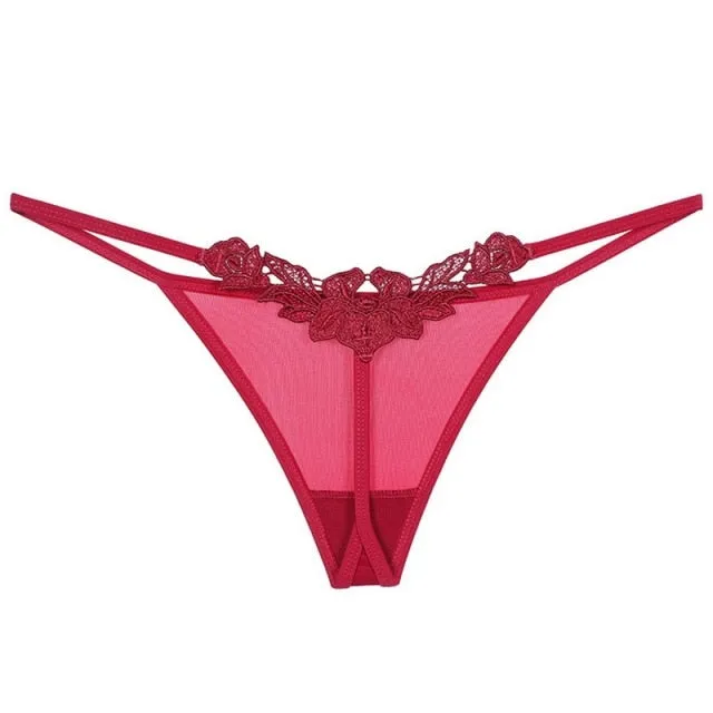 Butterfly Embroidered Underwear