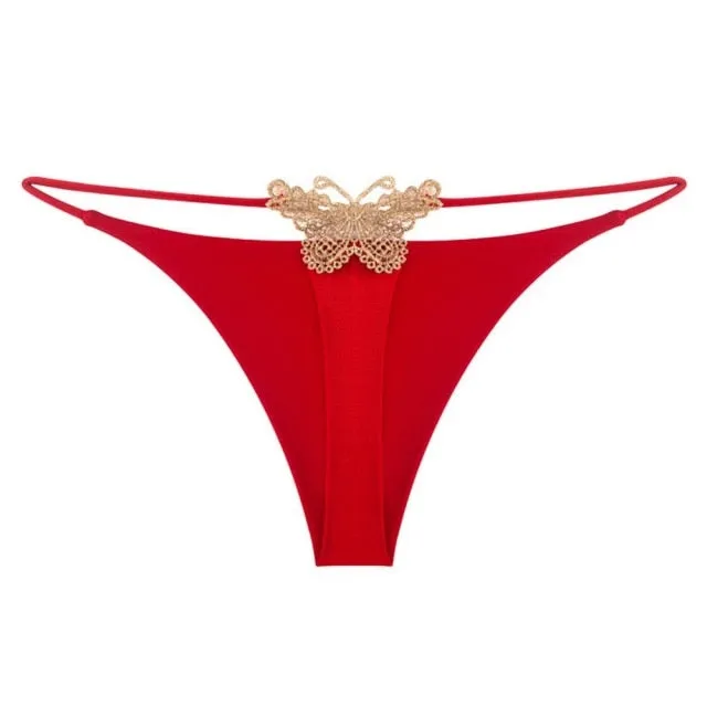 Butterfly Embroidered Underwear