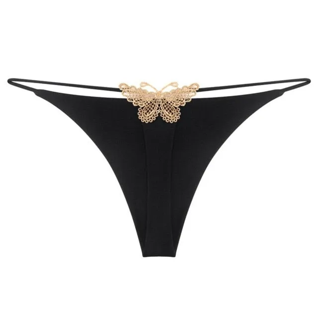 Butterfly Embroidered Underwear