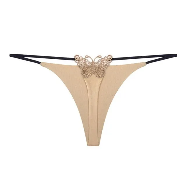 Butterfly Embroidered Underwear