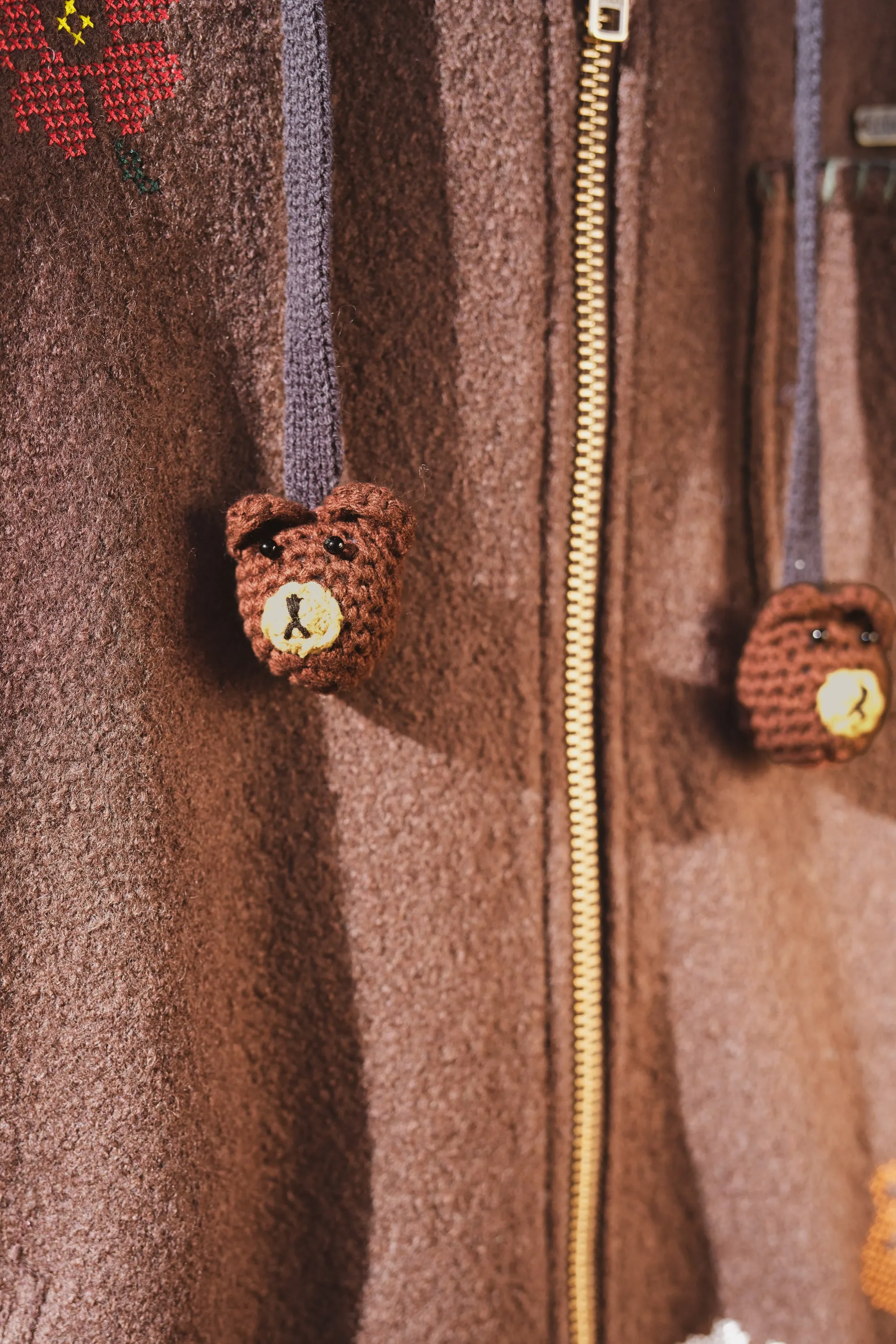 Button Eye Bear Hat