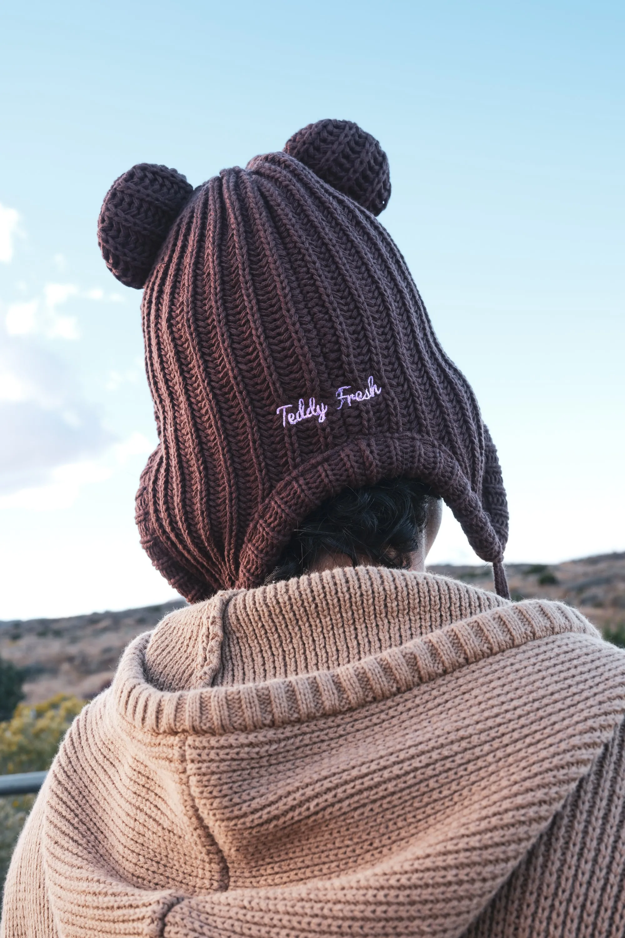 Button Eye Bear Hat