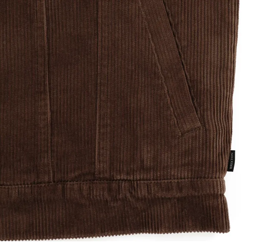 Cable Lined Trucker Jacket - Pinecone Cord