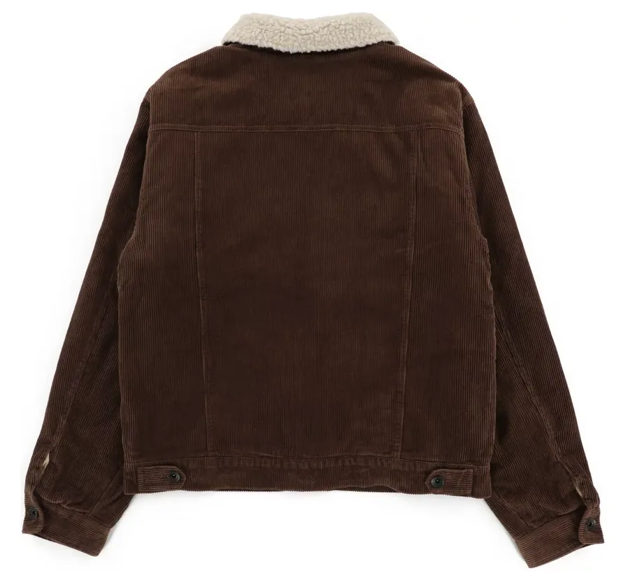 Cable Lined Trucker Jacket - Pinecone Cord