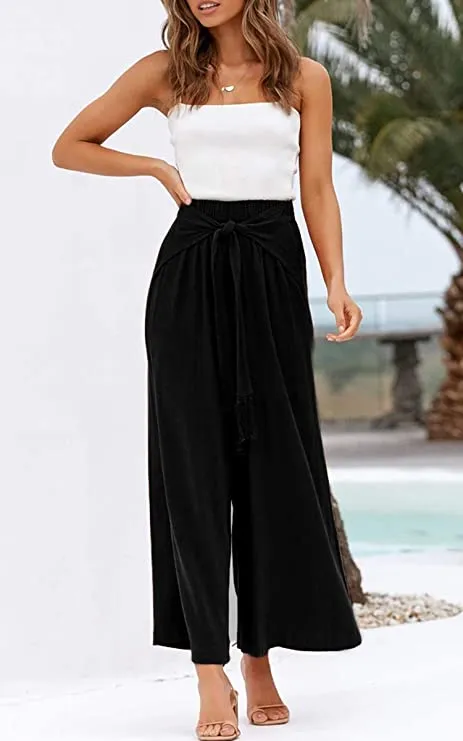 Cecilia High Waist Wide Leg Palazzo Pants