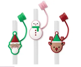 Christmas Crew Straw Topper Set by Swig Life