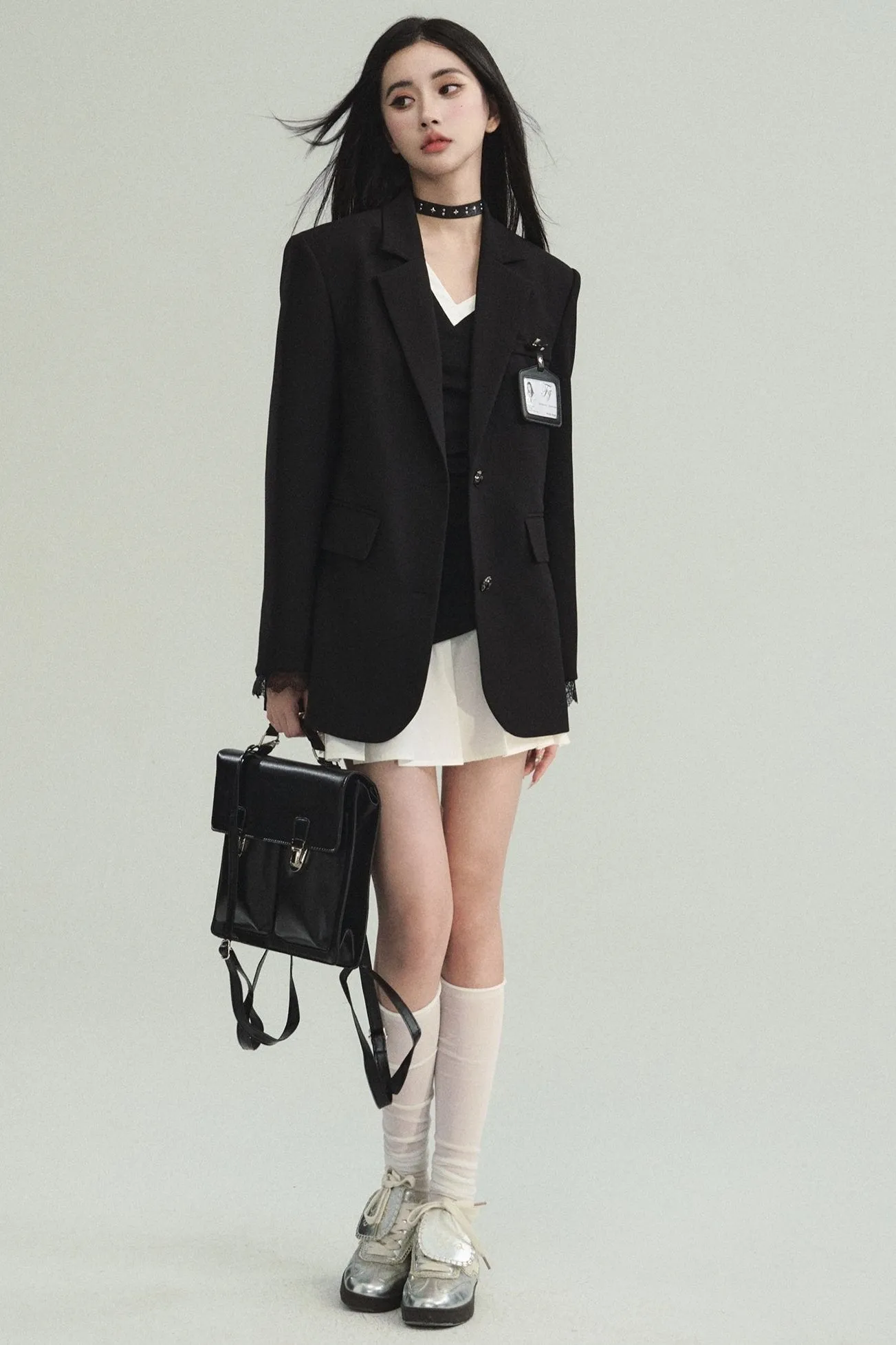 Classic Black Blazer for Professional Women