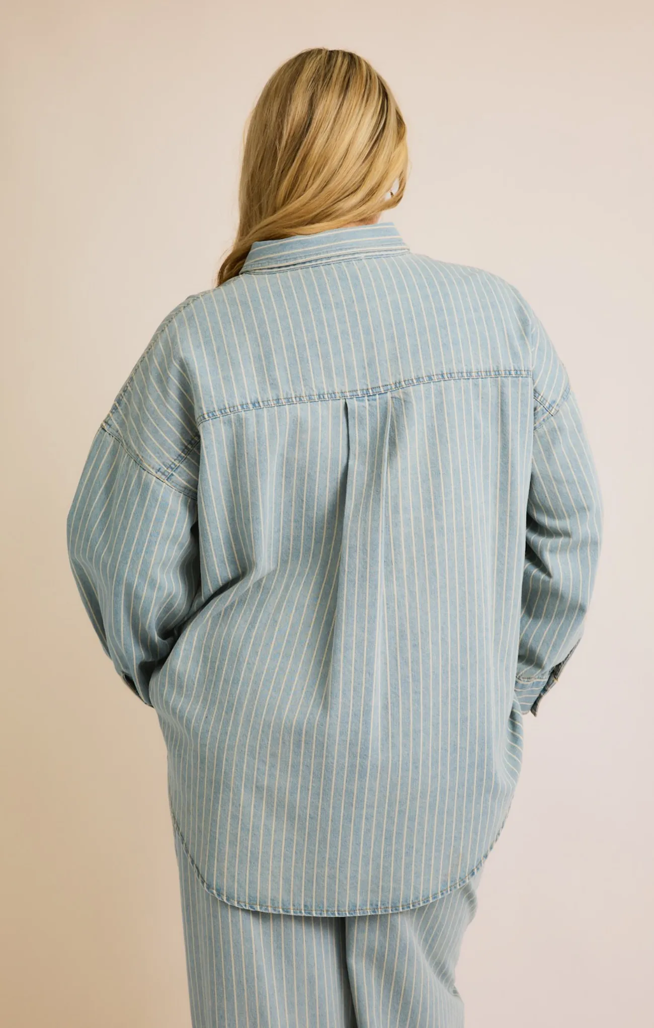 Curvy Kenna Denim Shacket