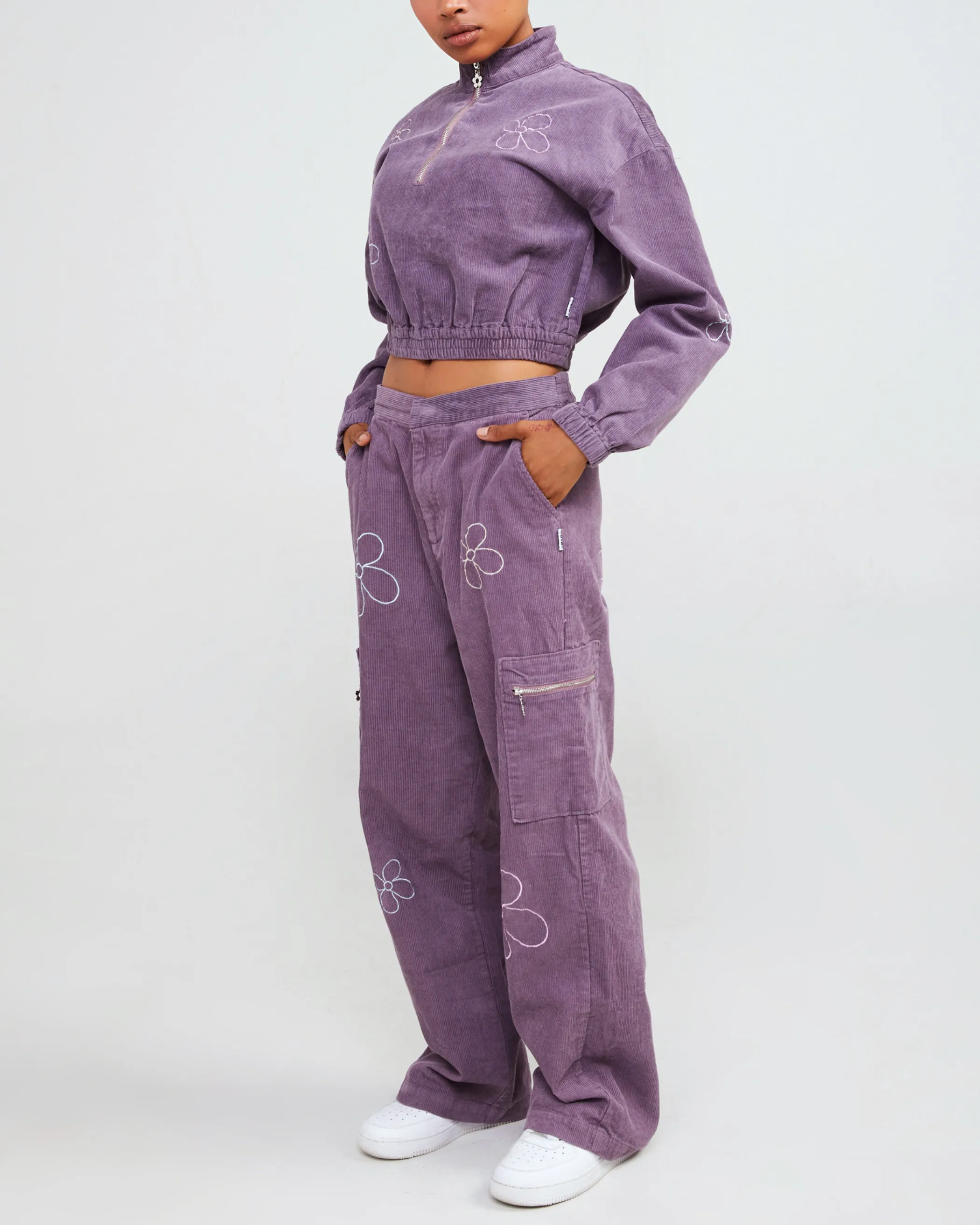 Daisy Gal Corduroy Cargo Pants