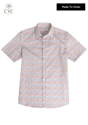 Dancing in Flowerbed Short Sleeves Shirt