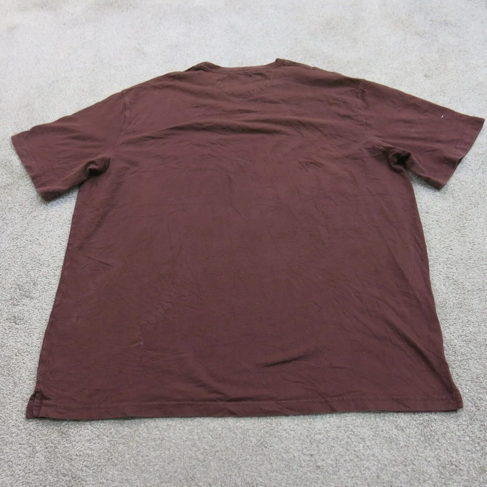 Duluth Trading Mens Crew Neck T Shirt Short Sleeve 100% Cotton Brown Size 2XL