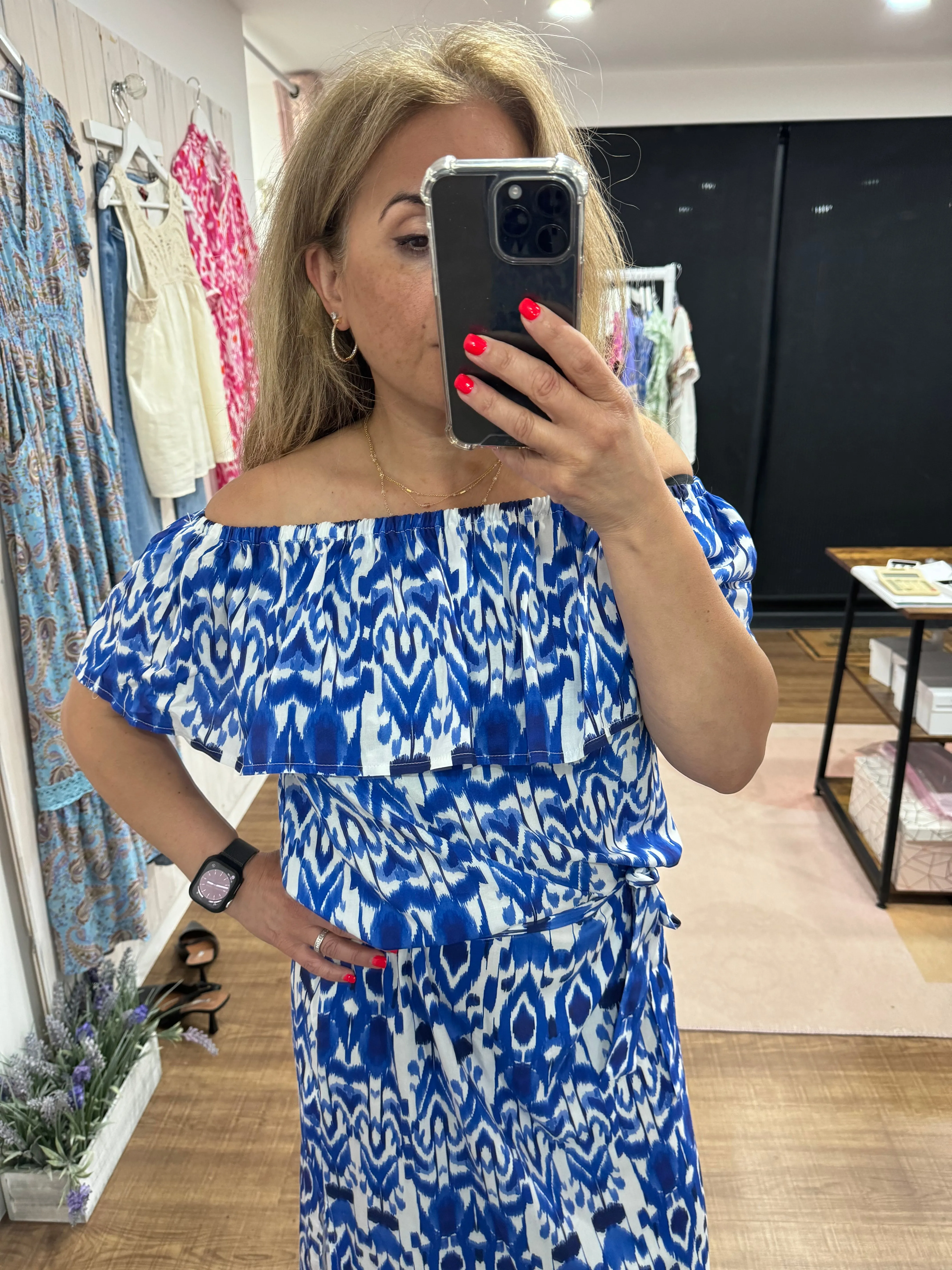 Elena Dress - 2 Colours - New Season - Ema Blues
