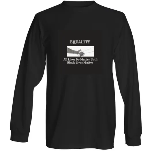 EQUALITY UNISEX LONG SLEEVE SHIRT
