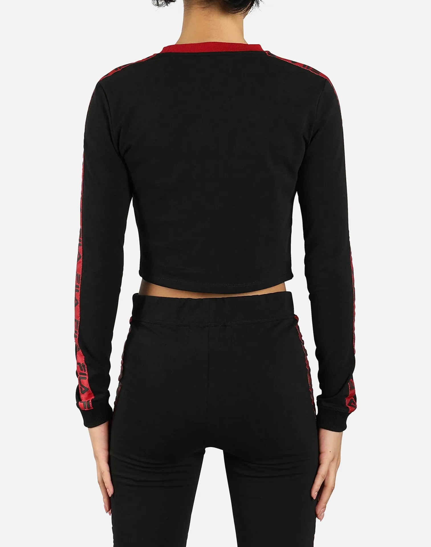 Fila MIA LONG SLEEVE CROP TOP