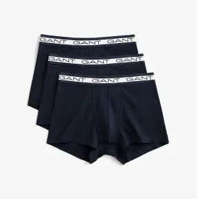 GANT CORE Mens 3 Pack Trunks Marine
