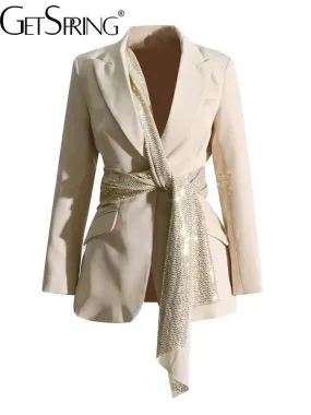 GetSpring Temperame Knot Blazer