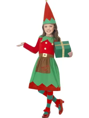 Girls Costume - Santas Little Helper