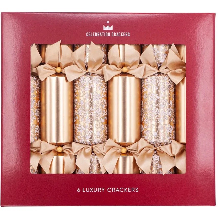 Golden Blossom Christmas Crackers