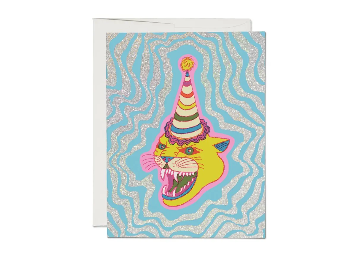 Greeting Card: Krista Perry - Party Hat Cat