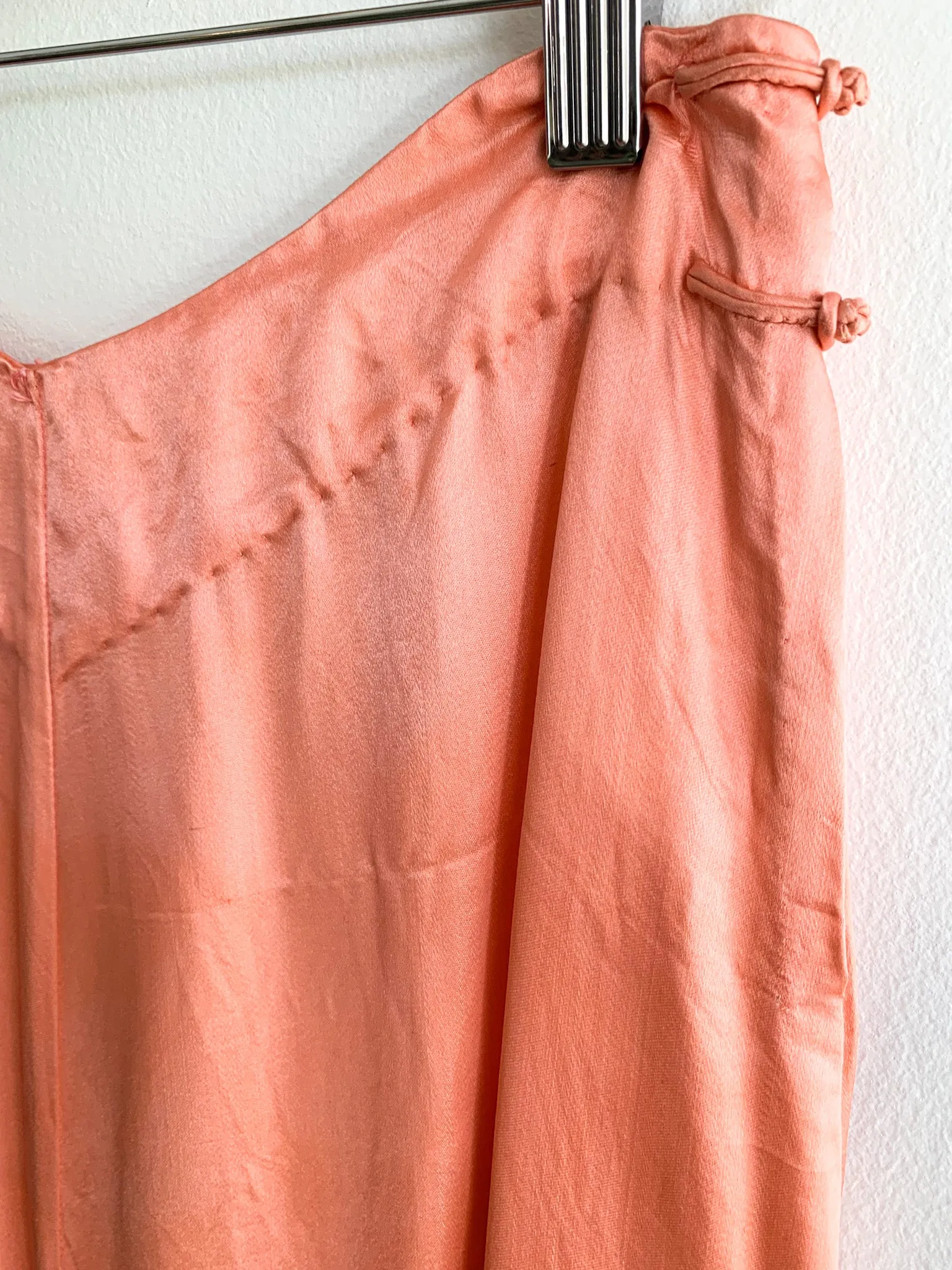 High Waist Silk Satin Pants