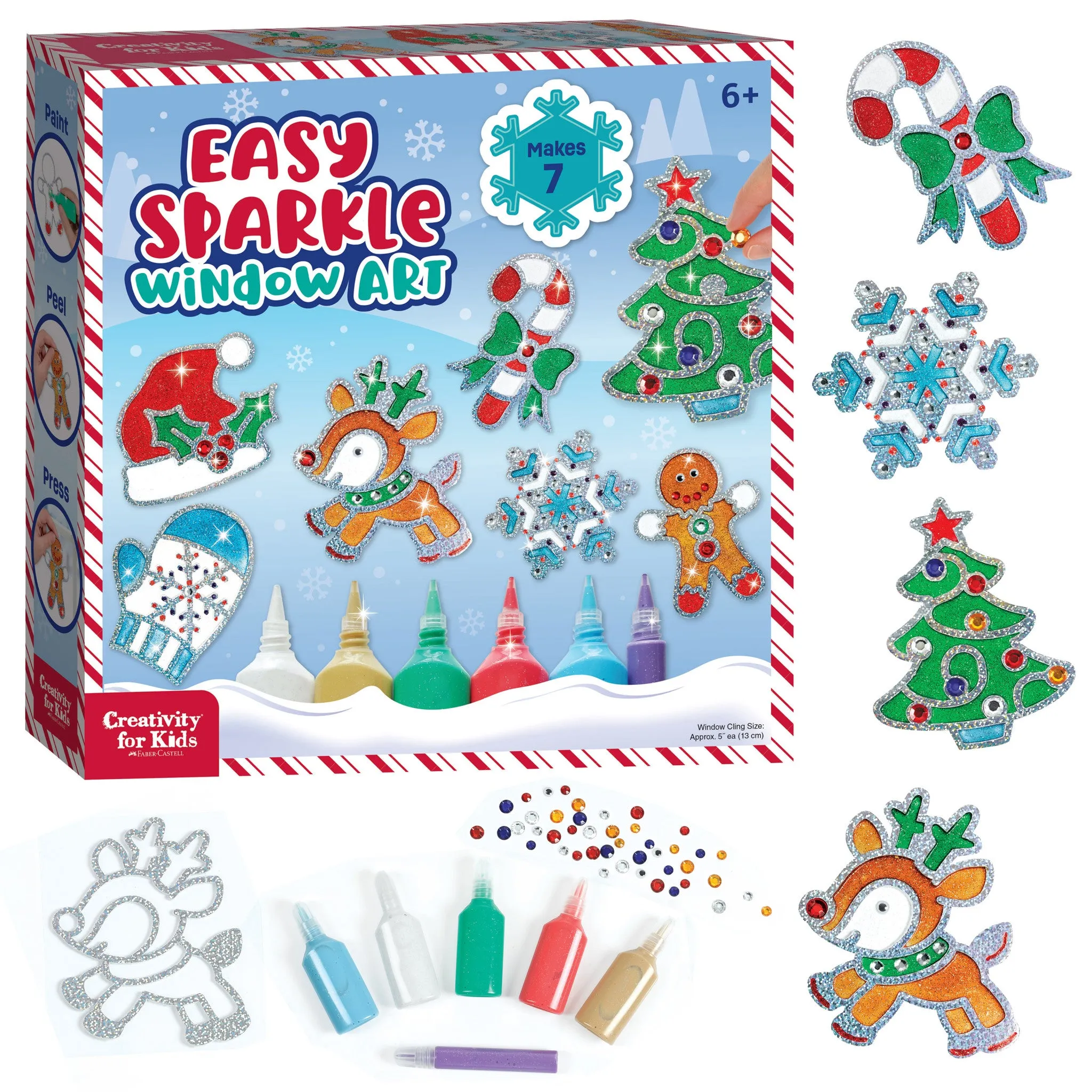 Holiday Easy Sparkle Window Art - #6320000
