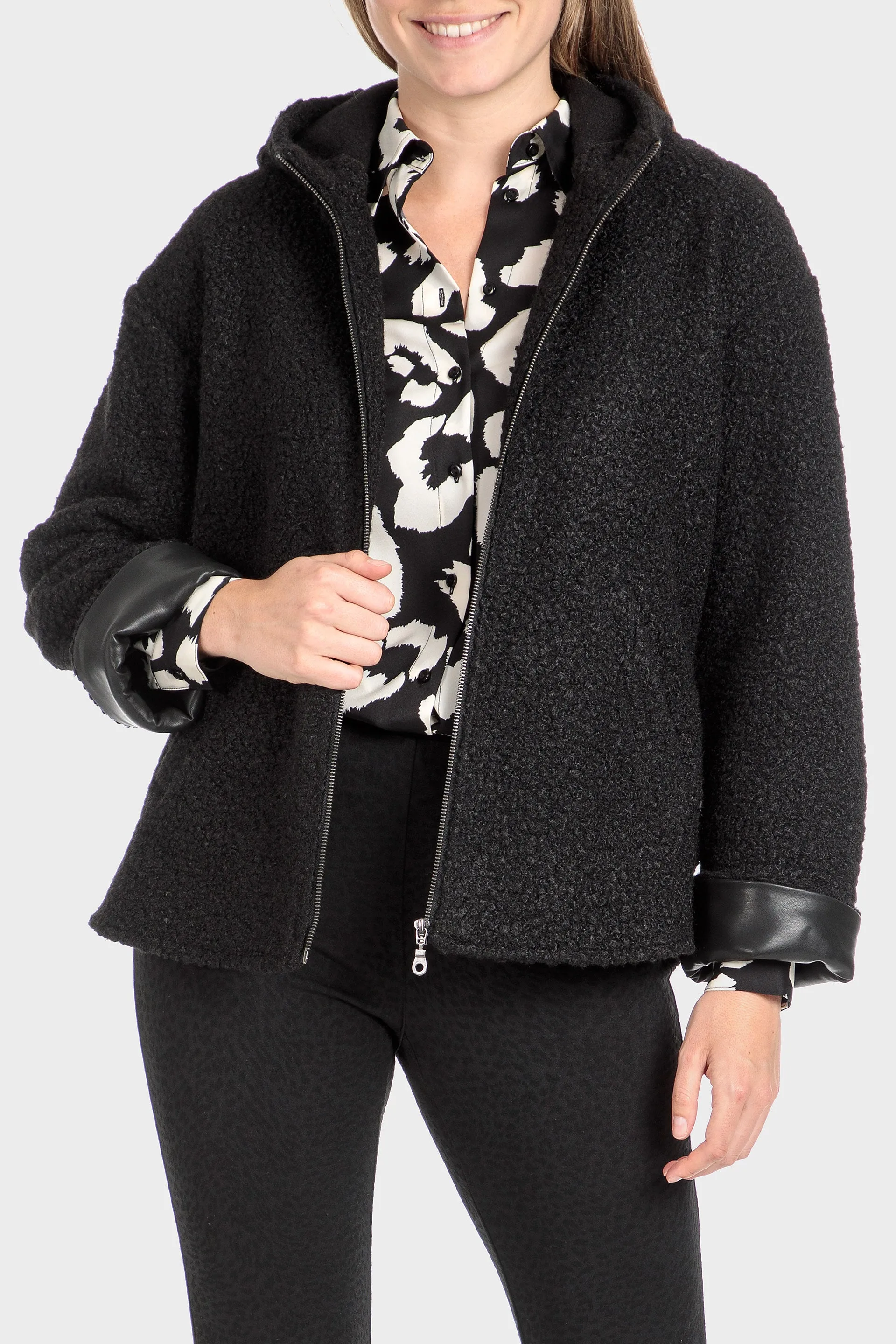 Hooded Shacket Coat