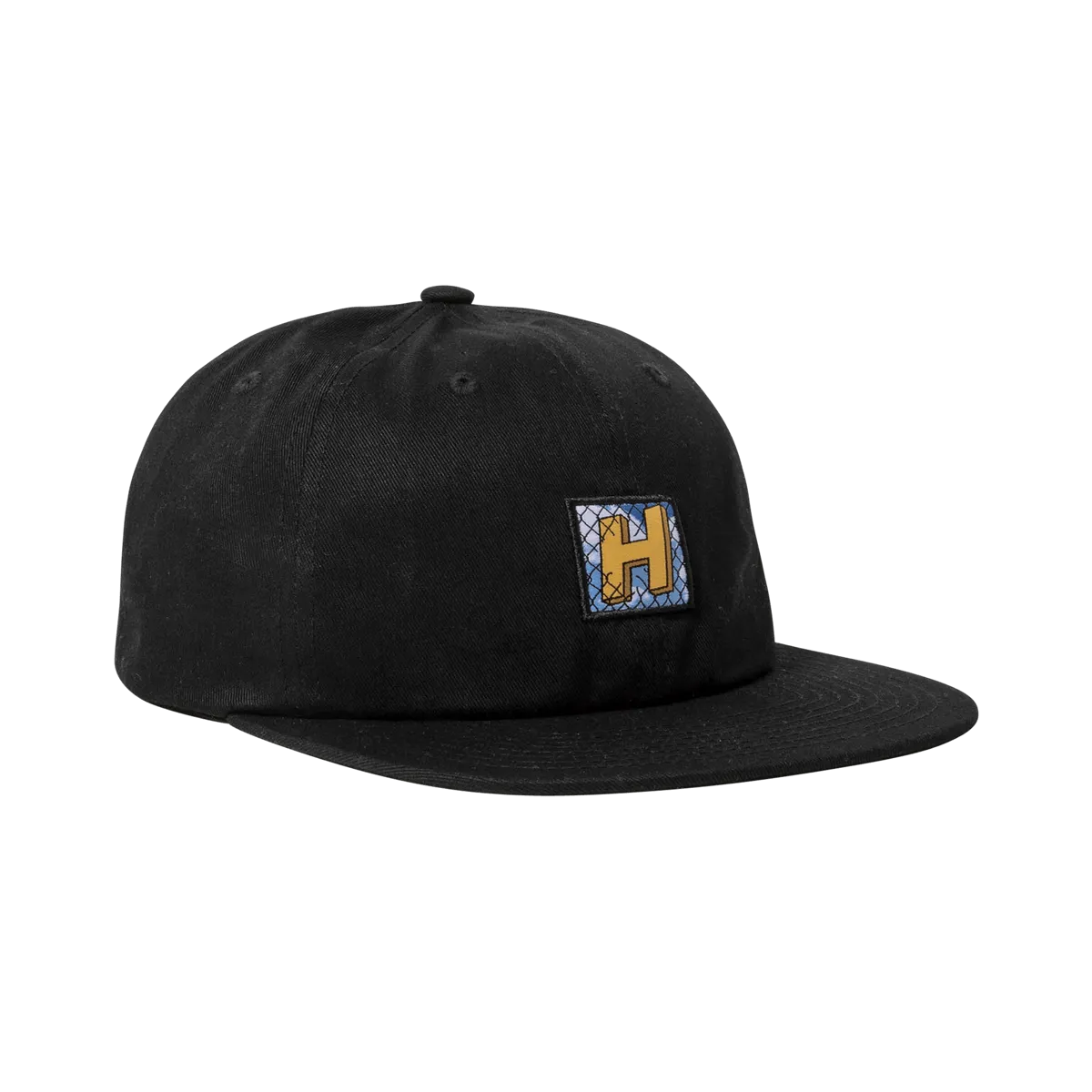 HUF TRESSPASS 6 PANEL HAT BLACK