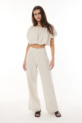HUFFER LIN-IN HIGH WAIST PANT