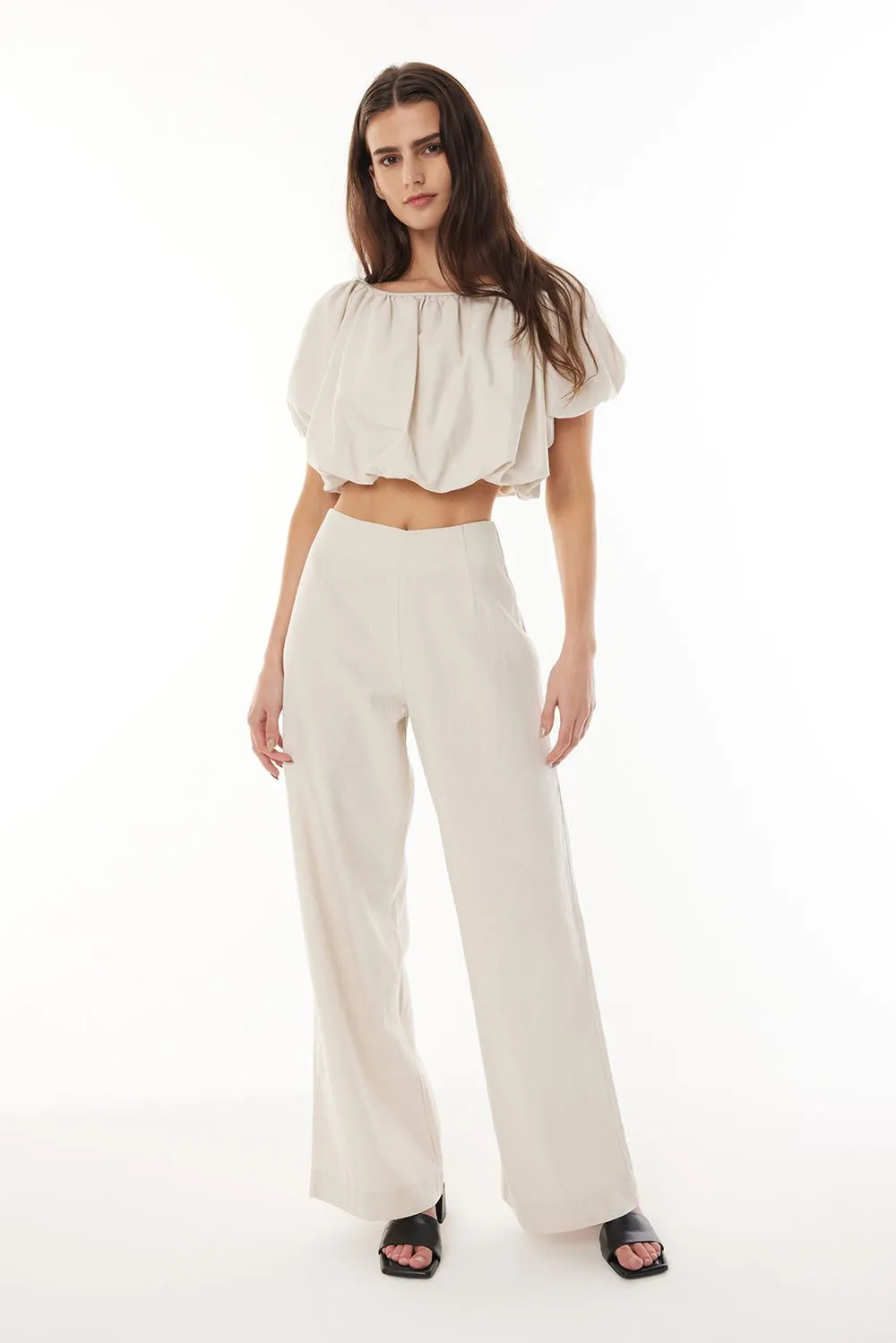 HUFFER LIN-IN HIGH WAIST PANT
