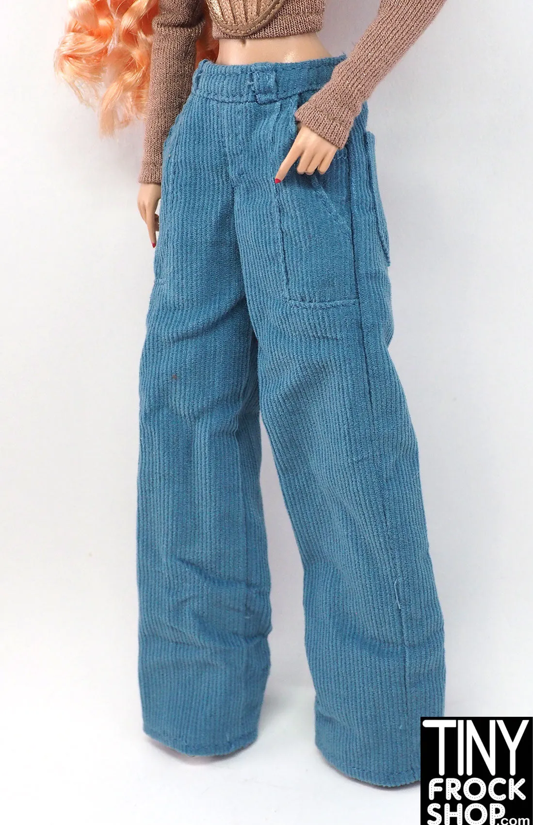 Integrity Shut It Down Liu Liu Ling Blue Corduroy Pants