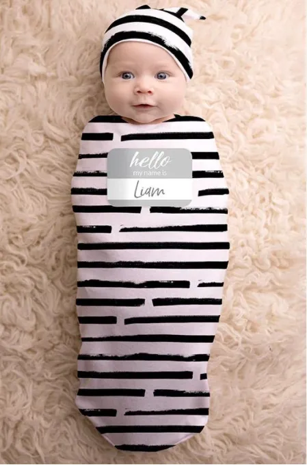 Itzy Ritzy Cutie Cocoon Matching Cocoon & Hat Set - Dot Dot Dash