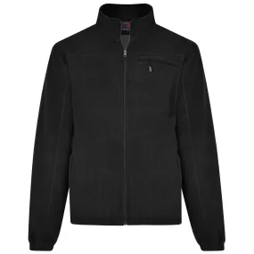 Kam Jeanswear Men's Plus Size Bonded Fleece Jacket in 2 Colours, Sizes 1XL to 8XL